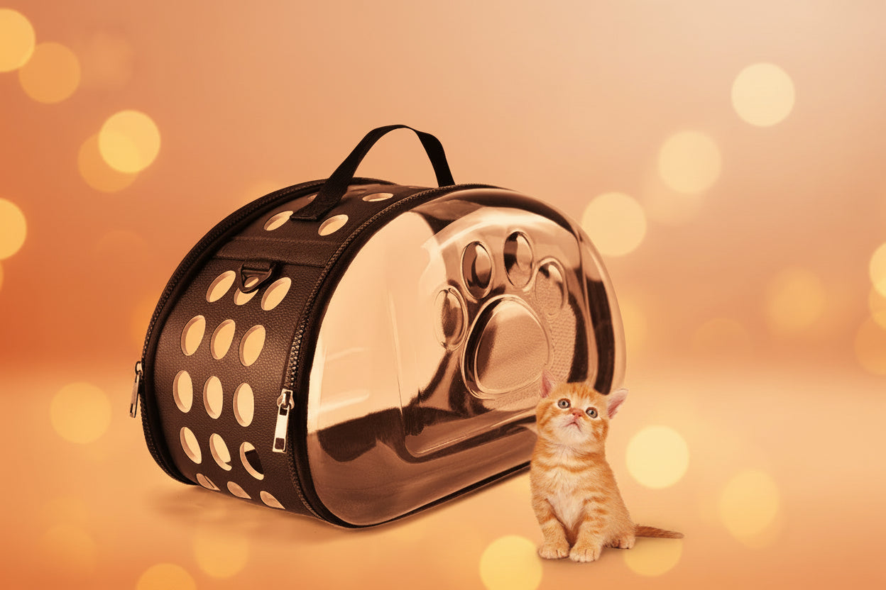L'Écrin Nomade : Le Sac de Transport pour Chats et Chiens