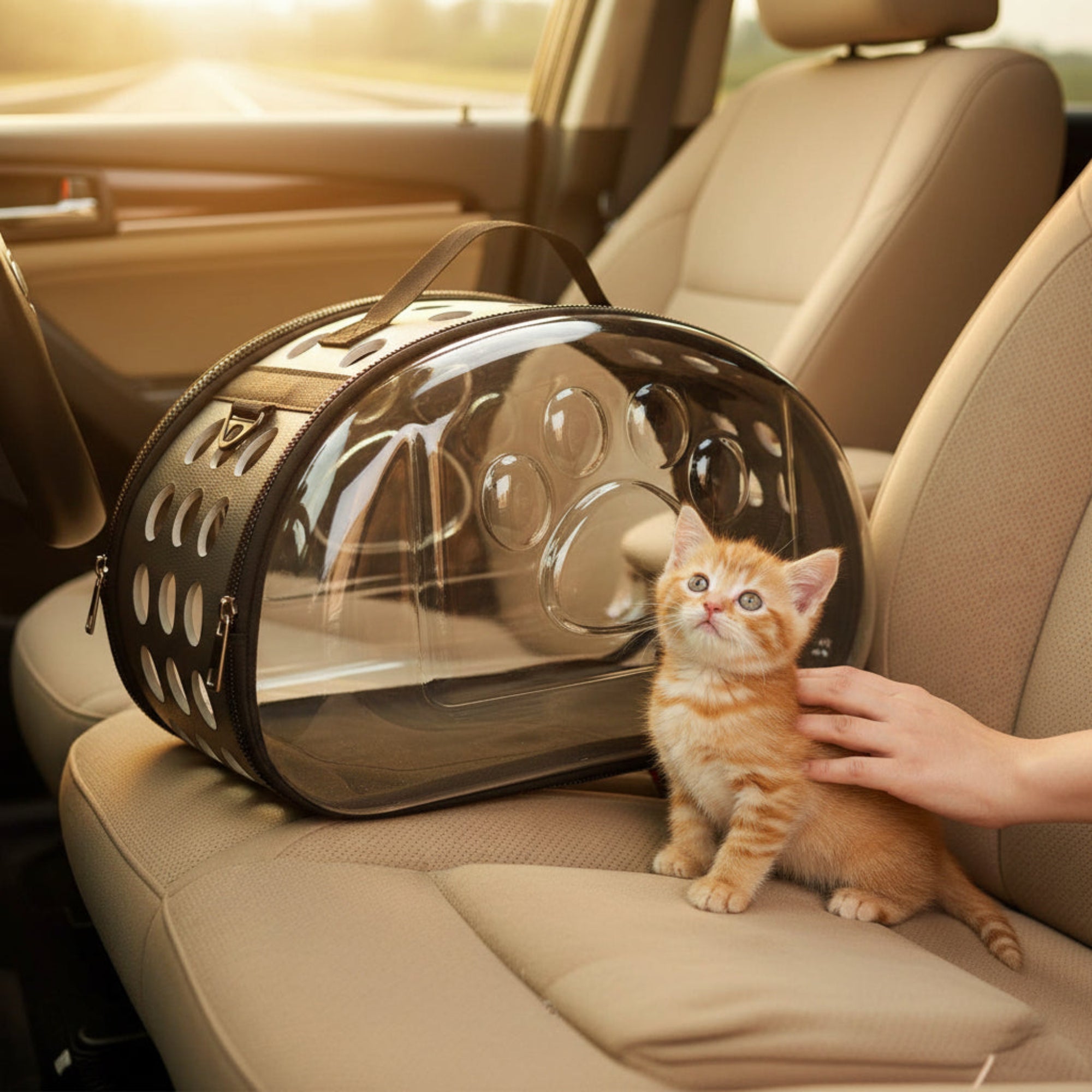 L'Écrin Nomade : Le Sac de Transport pour Chats et Chiens