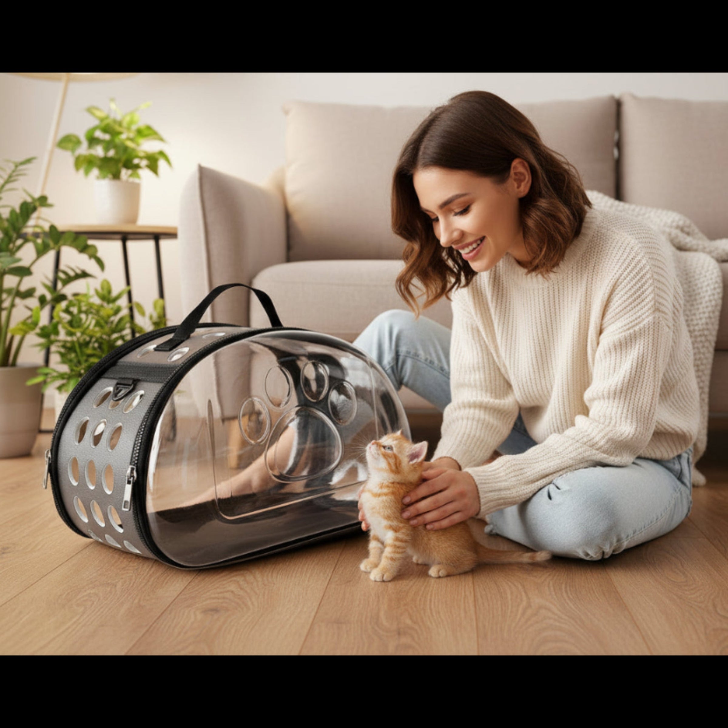 L'Écrin Nomade : Le Sac de Transport pour Chats et Chiens