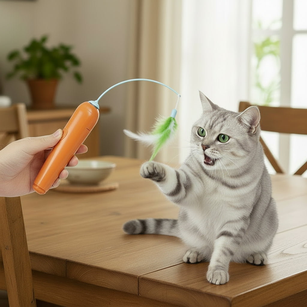 Un jouet qui stimule et occupe votre chat