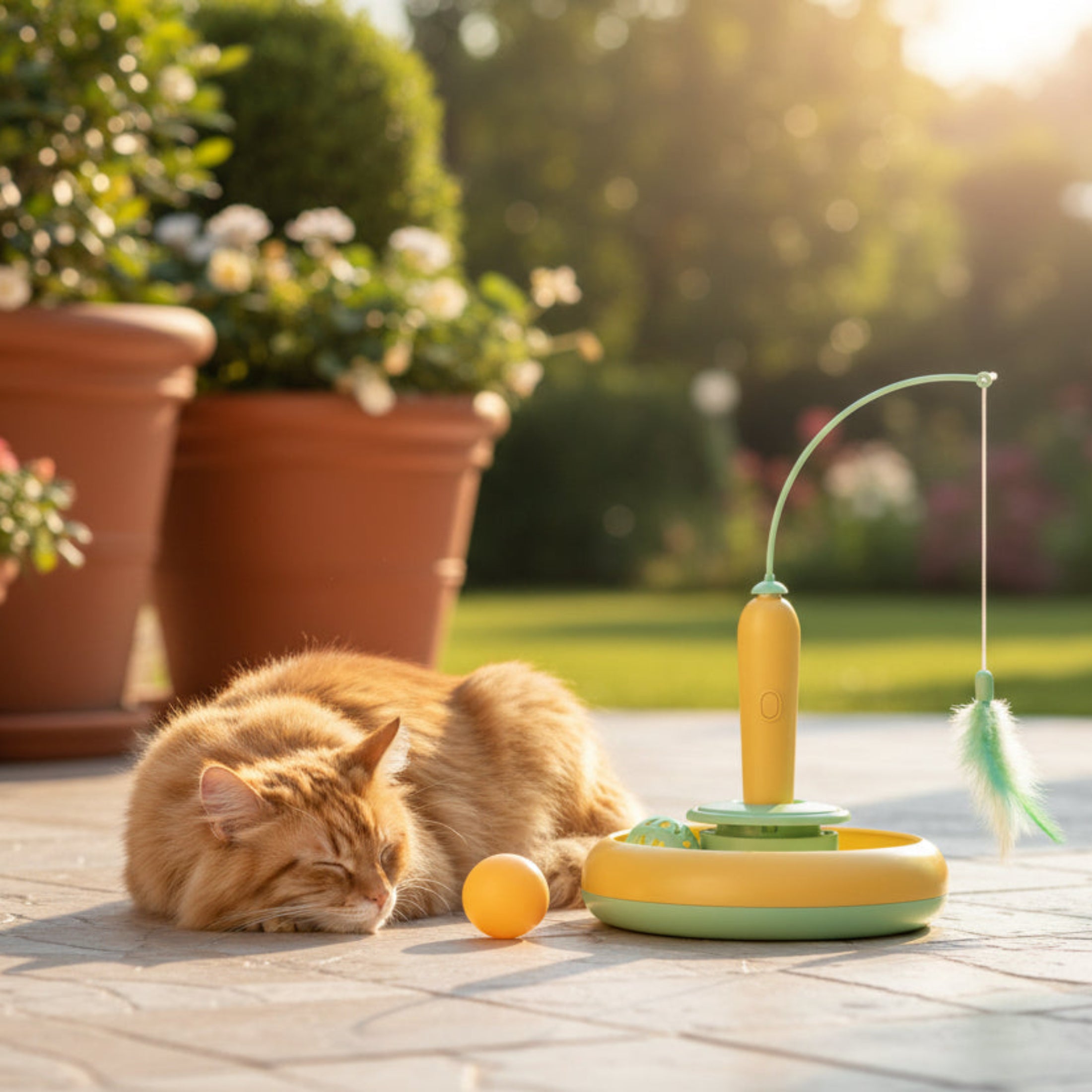 Un jouet qui stimule et occupe votre chat