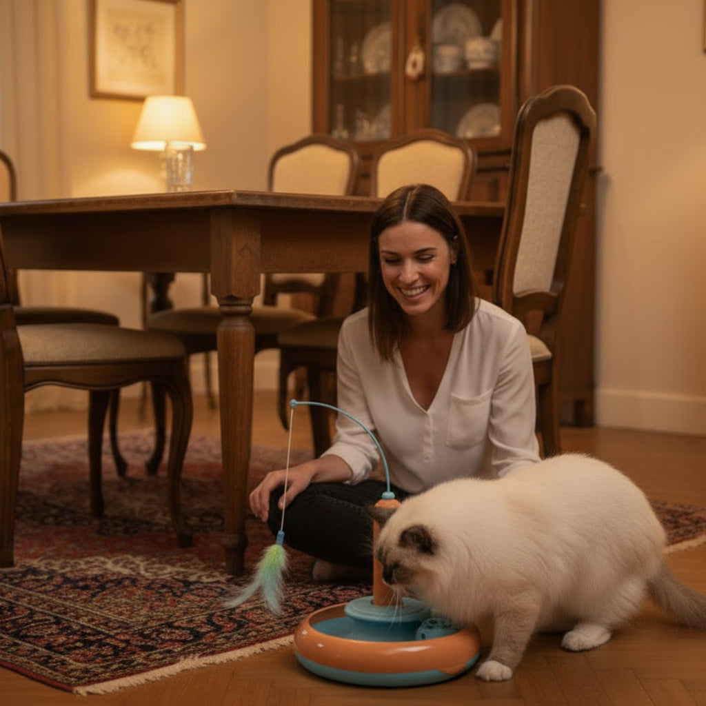 Un jouet qui stimule et occupe votre chat