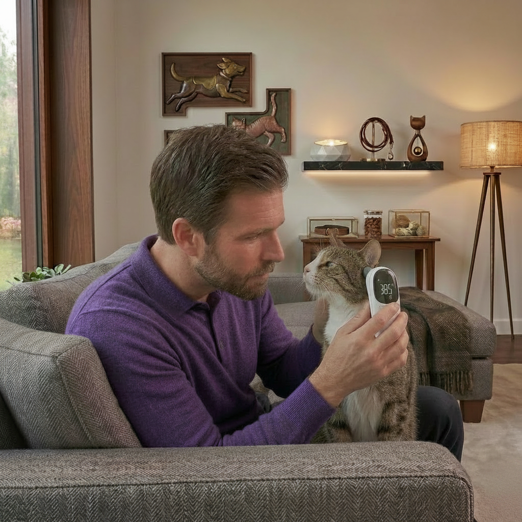 Le Thermomètre Sans Contact Ultra-Rapide pour Chiens et Chats