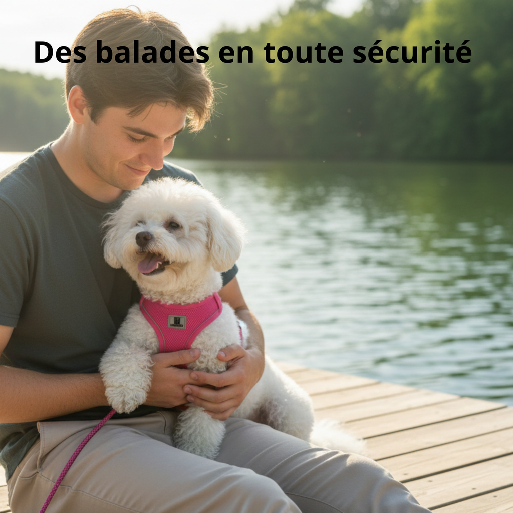 Harnais confort et sécurité pour chien