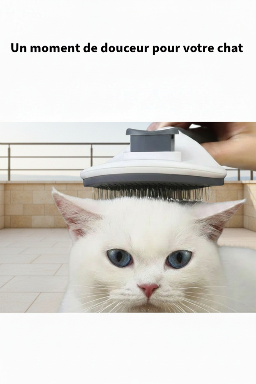 SilkTouch Pro™ – Brosse auto -nettoyante pour chien & chat